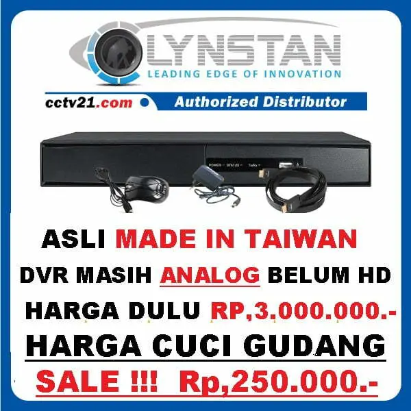 DVR Masih Analog Lynstan 8ch LDVR-845M Made In Taiwan(Cuci Gudang )