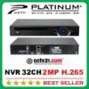NVR 32cH 5MP Up To 8MP PLATINUM ULTRA HD H-265+ Garansi 3Th Harga Reseller cctv21-WA-0816772277