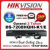 DVR 8CH 2MP Up To 5MP HIKVISION FULL HD 1080p DS-7208HQHI-K1 H.265 Free HDMI+LAN Garansi Resmi HikVision 2th cctv21.com WA-0816772277