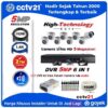 Paket 8 Kamera Real 5MP High Technology DVR+Kabel-100M+Kbl-HDTV+Kbl-Lan Harga Promo cctv21-WA-0816772277