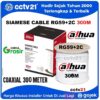 Kabel Kamera cctv Coaxial / DAHUA RG59+2C 300M Harga Khusus Reseller / installer cctv21 WA-0816772277