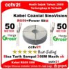 Kabel Kamera cctv Coaxial Terbaik Sinovision RG59+2C 100M  Harga Khusus Reseller / Installer jual lagi cctv21 WA-0816772277