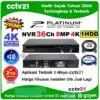 NVR PLATINUM 36Ch Real 8MP 4K H-265+ Garansi 2Th Harga Promo cctv21-WA-0816772277