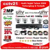 Paket 4 Camera CCTV 2MP UNV Uniview UAC-T112-F28+Kabel 80M Promo Diskon 20% cctv21.com