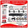 Paket 4 Camera CCTV Outddor +Harddisk 500GB UNV Uniview UAC-T112-F28+Kabel 80M Promo Diskon 20% cctv21.com
