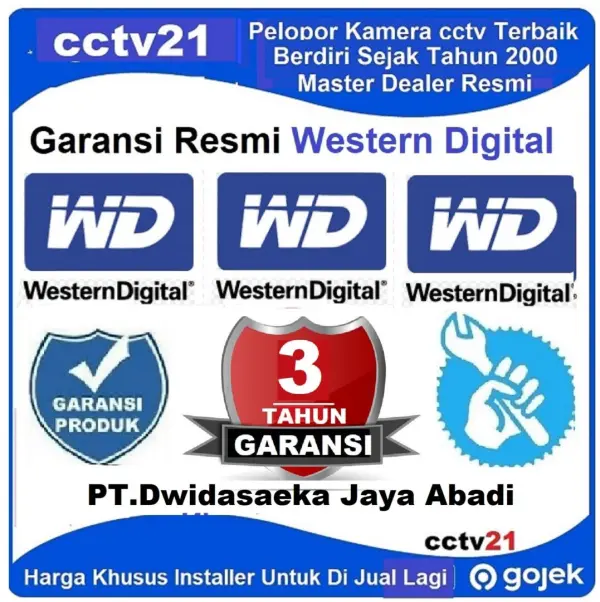 Harddisk / HDD Ori WD Purpple 4TB Garansi 3Th cctv21.com WA-0816772277 - Image 3