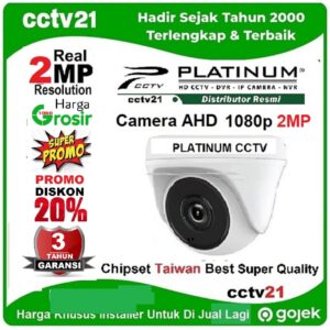 Camera cctv PLATINUM indoor 2MP Chipset Taiwan Garansi 3Th cctv21 WA-0816772277