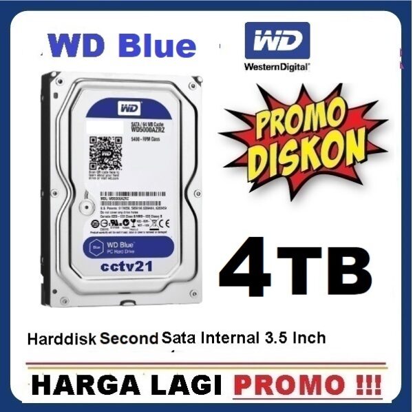 Hardisk / HDD / Harddisk WD 4TB Harga Promo cctv21.com WA-0816772277