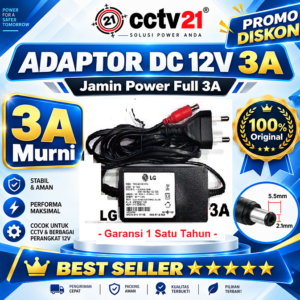 Adaptor - Power Supplay / LG-Output DC12V Real 3A cctv21.com Harga Lagi Promo WA-0816772277