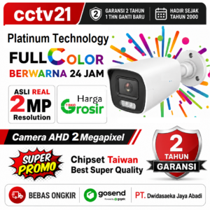 Camera / CCTV / KAMERA /  Colorvu 2MP Outdoor Platinum-Technology Full Color 24Jam Selalu Berwarna Harga Promo cctv21.com-WA-0816772277