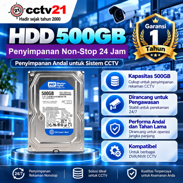 Hardisk / HDD / Harddisk Rfb 500GB Garansi 1Th cctv21.com WA-0816772277